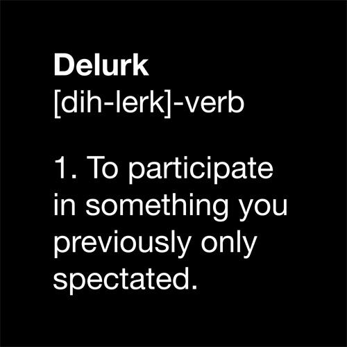 delurk